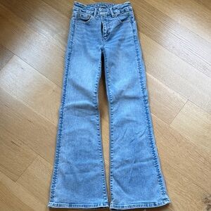 American Eagle Outfitters Light Blue Flare Jeans